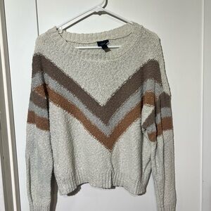 Daytrip Chevron Striped Sweater
